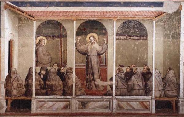 GIOTTO di Bondone Apparition at Arles Norge oil painting art
